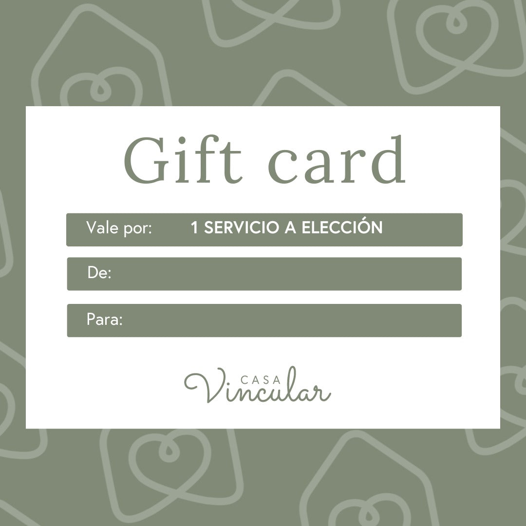 Gift card 1 servicio