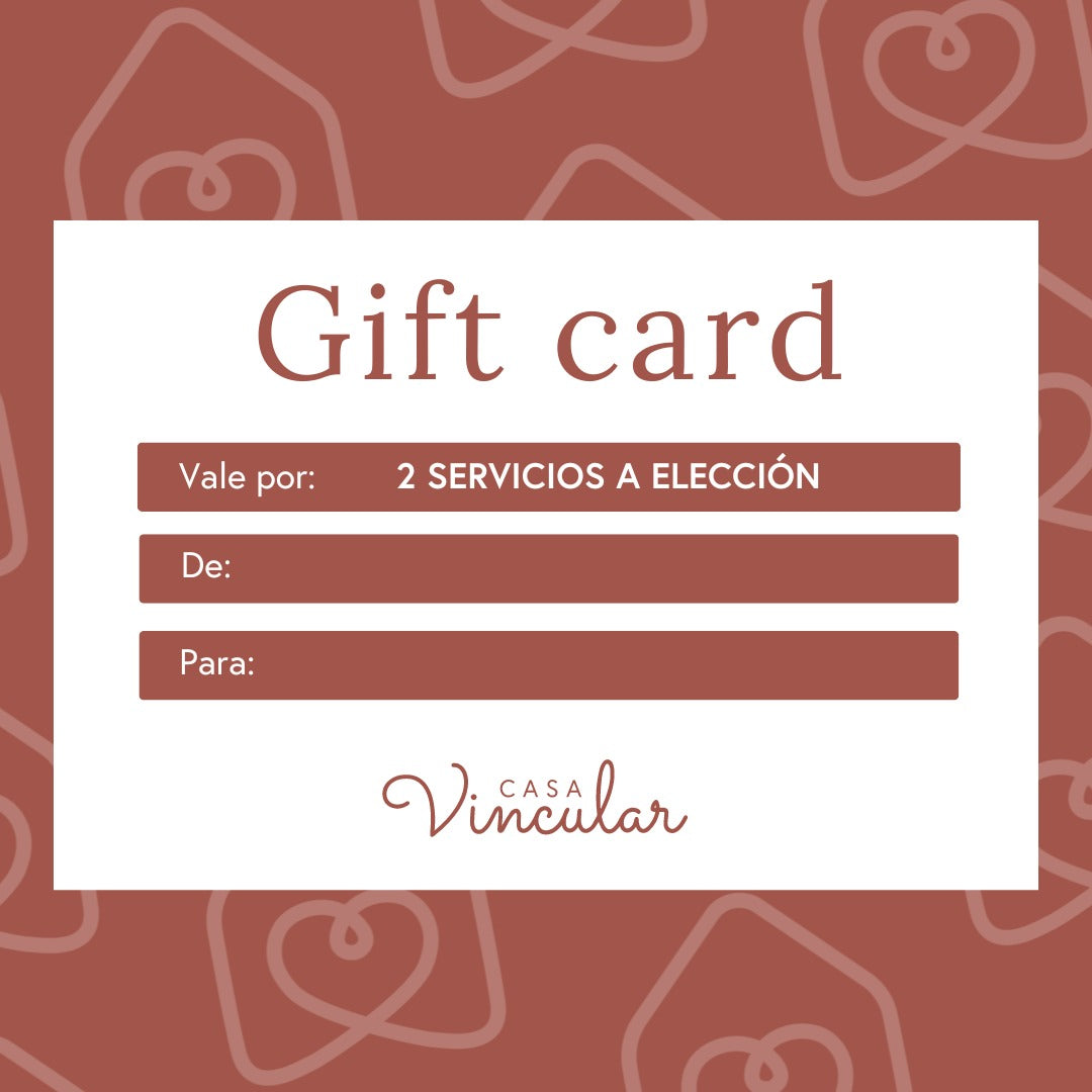 Gift Card 2 servicios